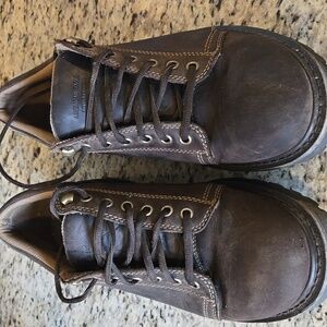 American Eagle Outfitters Men’s Brown Leather Casual Work Boot Shoes – Size 11